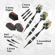 Viper Black Ice Soft Tip Dart Set, 16 Grams, Silver