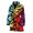 128, variant on Colorful Feather Pattern Women Bathrobe One Size Univeral Fits Fashion Lightweight Plush Fleece Long Robe For Women