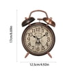 thumbnail image 3 of Loud Alarm for Deep Sleepers Retro Twin Bell Alarm Clock for Bedroom and Home Decoration, 3 of 6