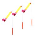 thumbnail image 5 of CIMAXIC gym ribbon 3pcs 4 Meters Rhythmic Art Gymnastics Ribbon with Stick Children Dancing Streamers Riband Twirling Rod(Horizontal Stripe),157.48"X1.77"X0.04", 5 of 5