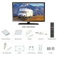 thumbnail image 6 of SYLVOX 12 Volt TV, 27" RV TV with Built-in DVD Player, 1080P Smart Google TV OS Free Download APPs, ATSC NTSC WiFi Bluetooth HDMI USB, AC/DC Powered (Trailer Series), 6 of 16
