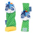 thumbnail image 2 of Rattle Wrist Rattle Foot Finder Socks Set Cute 3D Shape Baby Infant Rattle Socks Toys Brain Development Infant Toys, 2 of 8
