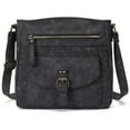 thumbnail image 1 of KouLi Buir Crossbody Purses for Women PU Leather Shoulder Handbags Multi Pockets Straw Weaving Design, 1 of 6