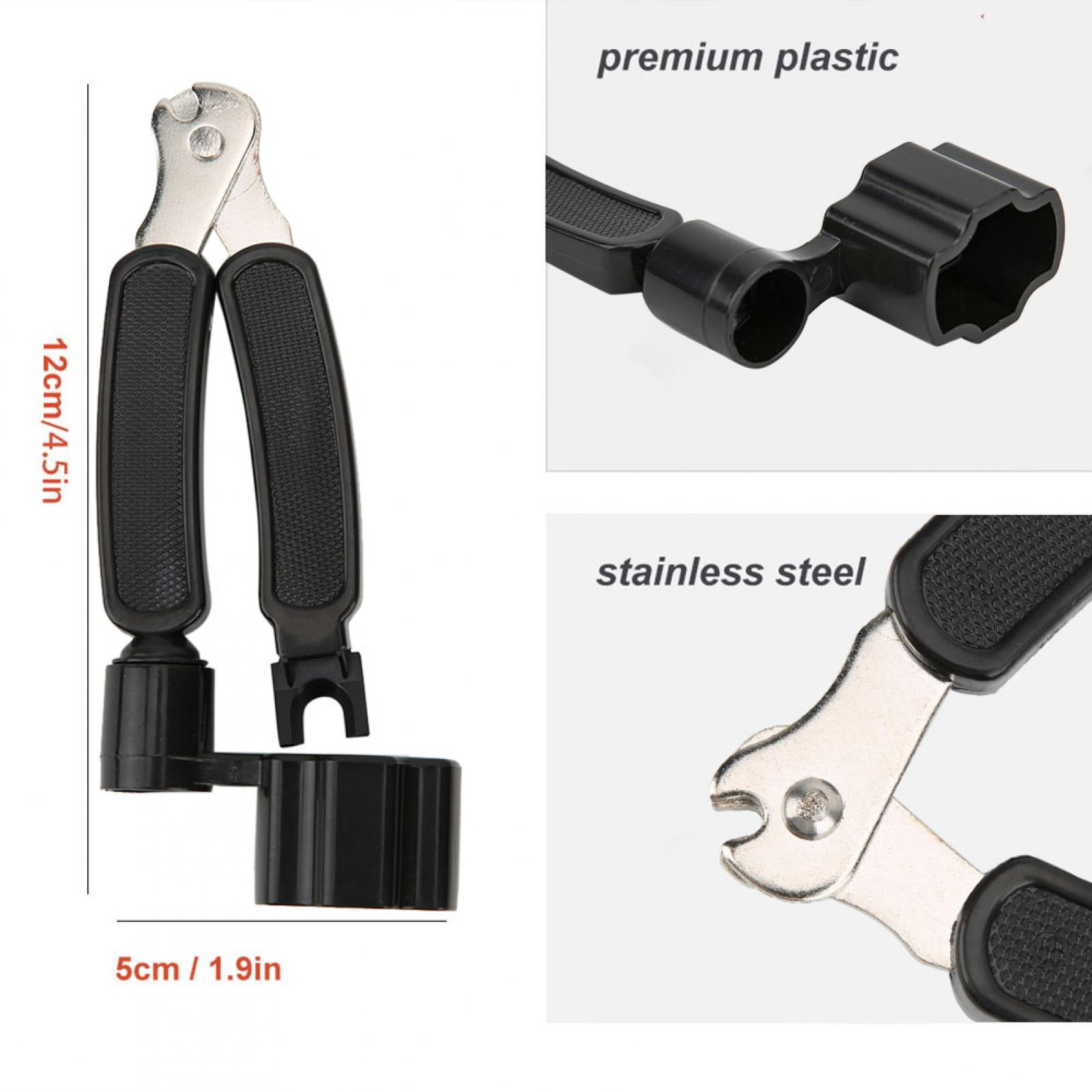 Outil 3 En 1 Pour Guitare - Coupe-cordes, Enrouleur Et Extracteur De Broches, En Métal Et ABS, Compact - 4