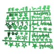 thumbnail image 4 of Elementos navideños dorados de 3 caracteres reemplazables tablero de letras de fieltro DIY manual, 4 of 5