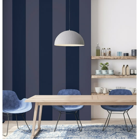 Go Large Stripe Non-Woven Wallpaper - 20.8 in. W x 33 ft. L