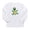 Cloud White, variant on - Skuzzo Happy Turtle Long Sleeve Infant T Shirt - Long Sleeve Infant T-Shirt