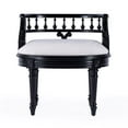 thumbnail image 4 of Butler Specialty Company Hathaway Upholstered 22.5"W Vanity Seat -Black Licorice, 4 of 8