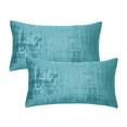 thumbnail image 4 of Home Soft Things Textured Velvet Pillow Covers (Set of 2), - North Sea - 14" x 26", 4 of 5