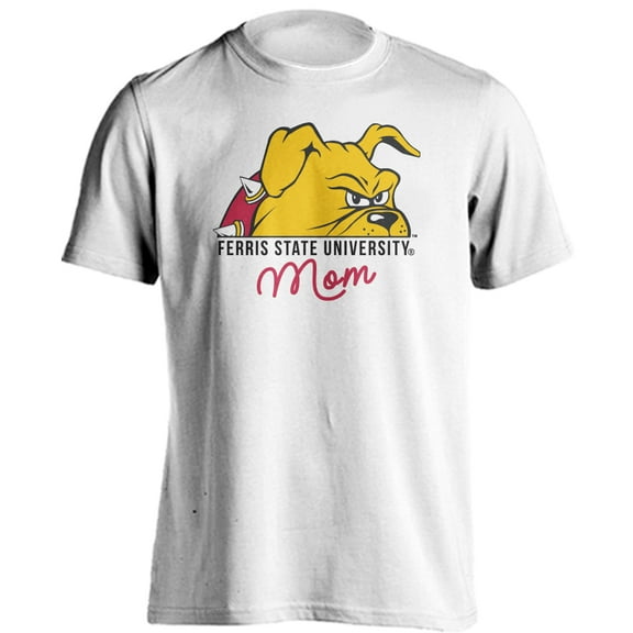 Ferris State University Bulldogs Mom Proud Parent Short Sleeve T-Shirt