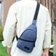 thumbnail image 4 of Bolsa de pecho multifuncional, diseño sencillo con tela Oxford, resistente al agua y ligera para lo esencial, ideal para viajes al aire libre, desplazamientos y uso diario.,Vsgery, 4 of 9