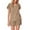 Beige, variant on Short Sets for Women Short Ruffle Sleeve V Neck T Shirt and Shorts 2 Piece Matching Set Womens Lounge Set Summer Outfits