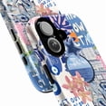 thumbnail image 2 of Aesthetic Blue Collage Phone Case, Ocean View & Evil Eye Artistic Cover for iPhone 17 16 15 14 13 12 11 Pro Plus Mini, 2 of 6