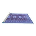 thumbnail image 2 of Ahgly Company Machine Washable Indoor Square Persian Blue Traditional Area Rugs, 6' Square, 2 of 4
