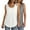 White, variant on 2 PC Womens Tank Tops Sleeveless Summer Top Scoop Neck Loose Fitted Basic Workout Casual Shirts
