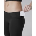thumbnail image 3 of Leggins Colorfulkoala Dreamlux sin costuras frontales para mujer, negros, 3 of 5