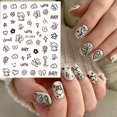 thumbnail image 4 of Pegatinas de dibujos animados en 3D para uñas de gato, calcomanía de manicura con diseño de tatuaje, Kawaii, cachorro, perro, Graffiti, animales, serie, nuevo, 4 of 4