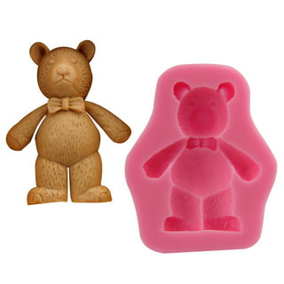 Heldig Small Size 3D Bear Candle Mold - Teddy Bear Silicone Mold for  Fondant, Cake Decorating, Chocolate, Handmade Soap, Lotion Bar, Bath Bomb,  Wax, Crayon, Polymer Clay 