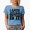 Baby Blue, variant on I Know Your Lane Sucks but Stay in It, Groovy Retro Wavy Text Merch Gift, Heather Grey T-Shirt, Small