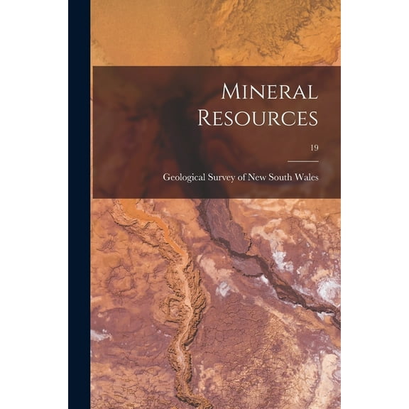 Mineral Resources; 19 (Paperback)