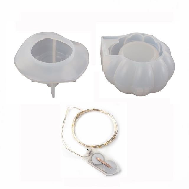 Calabaza Elfo Molde De Silicona Espejo Molde De Silicona Caja De Almacenamiento De Dulces Para Manualidades Diy Kearding HA041998-01