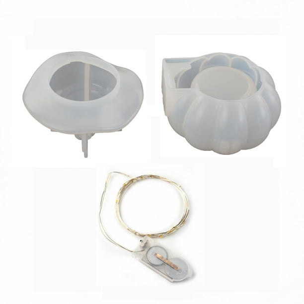 Calabaza Elfo Molde De Silicona Espejo Molde De Silicona Caja De Almacenamiento De Dulces Para Manualidades Diy sonducket HA041998-01