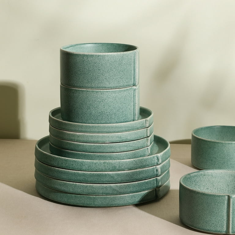 さおりん雑貨set Gibson Home Zen Buffet 39-Piece Porcelain Expanded