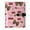 Leopard Cherry Bows, variant on DIY Leopard Cherry Printed Microfiber Leather Notebook 9.2x6.7" Refillable Binder Journal with Pen Loop&Pockets 100 Sheets