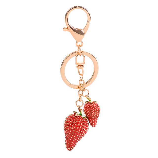 NUOLUX Llavero Colgante En De Fresa Para Decorar Llaves Y Con Elegancia