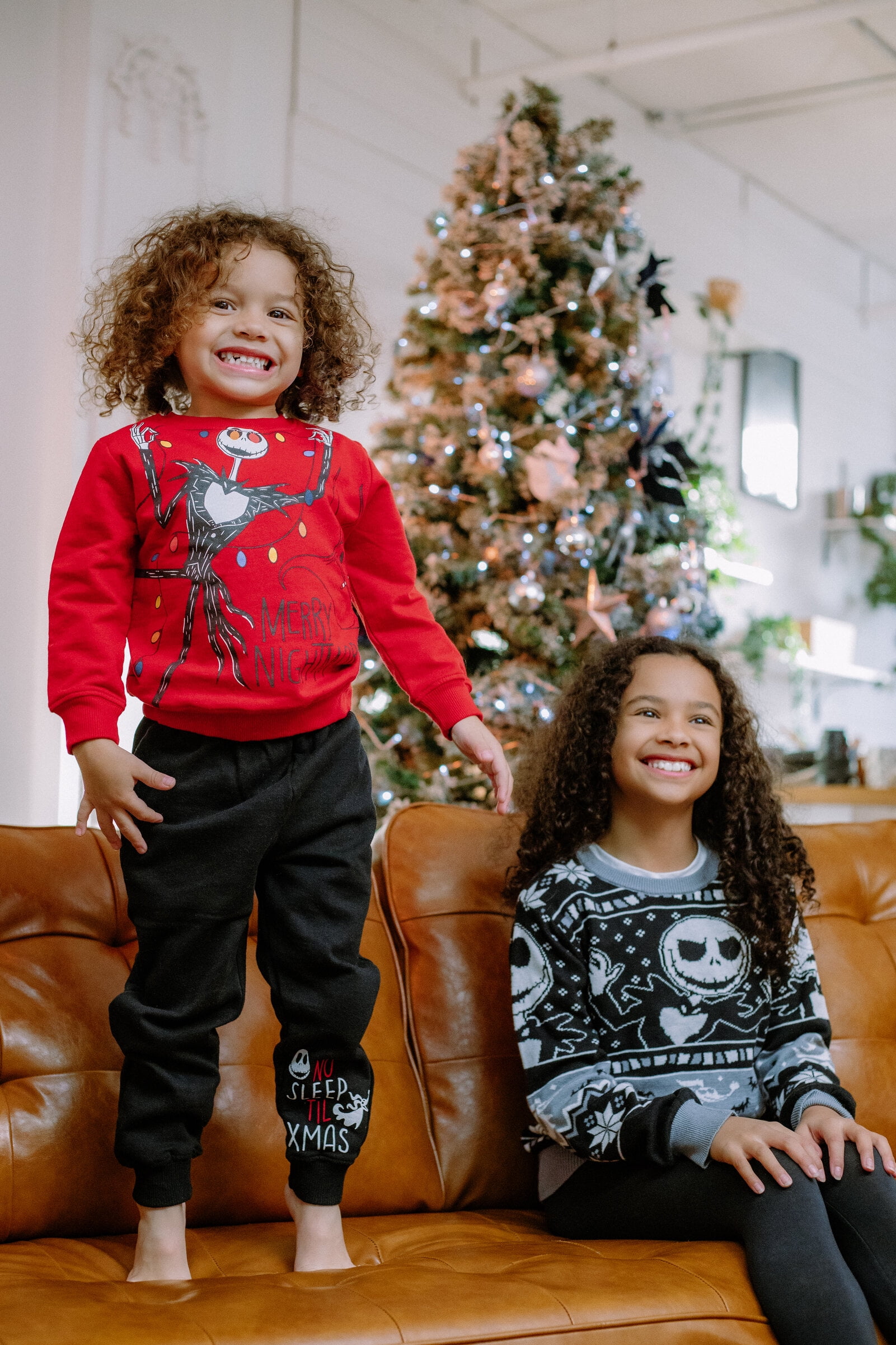 Disney Nightmare Before Christmas Jack Skellington Fleece Sweatshirt and Jogger Pants Outfit Set Toddler to Big Kid