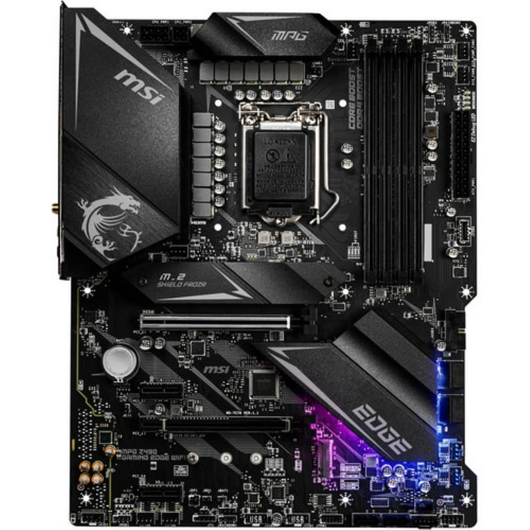 MSI MPG Z490 GAMING EDGE WIFI LGA 1200 Intel Z490 SATA 6Gb/s MSI MPG Z490 GAMING EDGE WIFI LGA 1200 Intel Z490 SATA 6Gb/s