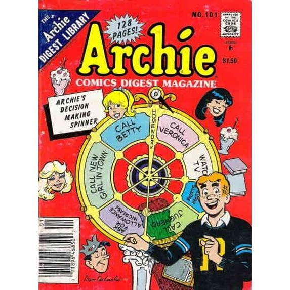 Archie Digest Magazine #101 VF ; Archie Comic Book