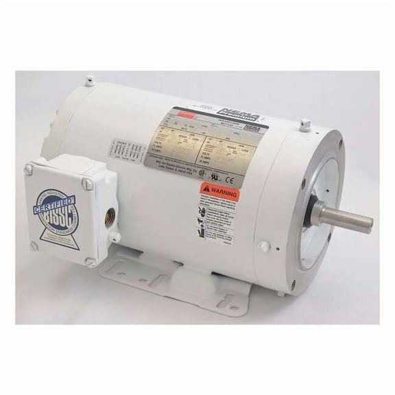 Dayton Washdown Mtr,3 Ph,TENV,1-1/2 HP,1740 rpm 1TRZ5