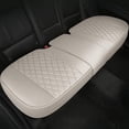 thumbnail image 2 of Almencla PU Leather Front Rear Car Seat Cover Cushion Pad, Anti-slip & Full Wrapping Edge Grey Rear, 2 of 4