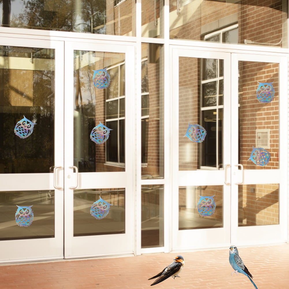Bird Repellent Bird Deterrent Reflective Stickers For Garden Courtyard Window 
