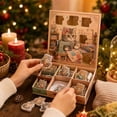 thumbnail image 4 of Christmas Sewing Cat Countdown With 24 Pcs 2D Acrylic Christmas Countdown Ornament Blind Box for Adults DIY Craft Holiday Wall Decor Very Lovely Festive Gift Set for Cat Mom Home Decoration, 4 of 6