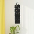 thumbnail image 4 of unbranded 1Jgo Soporte Colgante De Pared Para Joyas En Fieltro Negro Con Perforado Para Collares, 4 of 8