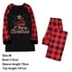 thumbnail image 4 of TIMIFIS Conjuntos de pijamas familiares a juego Pijamas navideños con camiseta de manga larga con ciervo y pantalones a cuadros Ropa de estar por casa para mujeres/hombres/niños/parejas/adultos/bebés, 4 of 5