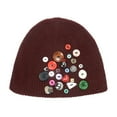 thumbnail image 2 of Fashion Knit Hat with Colorful Buttons for Men and Women Winter Warm Beanie, 2 of 6