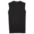 thumbnail image 1 of Russell Collection Mens Cotton Acrylic V Neck Sleeveless Sweatshirt, 1 of 3