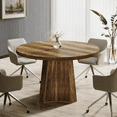 thumbnail image 6 of Tribesigns Round Conference Table for 4-6 People, 47-Inch Meeting Table with Thickened Tabletop for Conference Room, Seminar, Business, 6 of 7