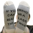 thumbnail image 2 of Coofit Unisex Crew Socks Embroidered Letters Breathable Cotton Socks Tube Socks Winter Warm Socks, 2 of 10