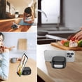 thumbnail image 6 of Protective Case Compatible with Galaxy Buds 4 / 4 Pro, PC TPU Earbuds Cover with Lock Design and Stand Support, 6 of 7
