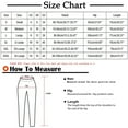thumbnail image 3 of sovlvnd Savings 2024 Women's Summer Plus Size High Waisted Solid Color Capris Matching Causal Lightweight Slim Fitting Yoga Gym Pants, 3 of 6
