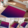 thumbnail image 5 of Wine Red 2x3 Area Rugs for Living Room, Purple Gradient Non Slip Floor Mat Washable Low-Profile Indoor Carpet for Bedroom, Dining Room, Bathroom, 5 of 9