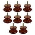 thumbnail image 1 of LNGOOR 8 Pcs Boutons de Porte en Bois Durables pour Armoire Poignée Ronde Utile pour Tiroirs, 1 of 6