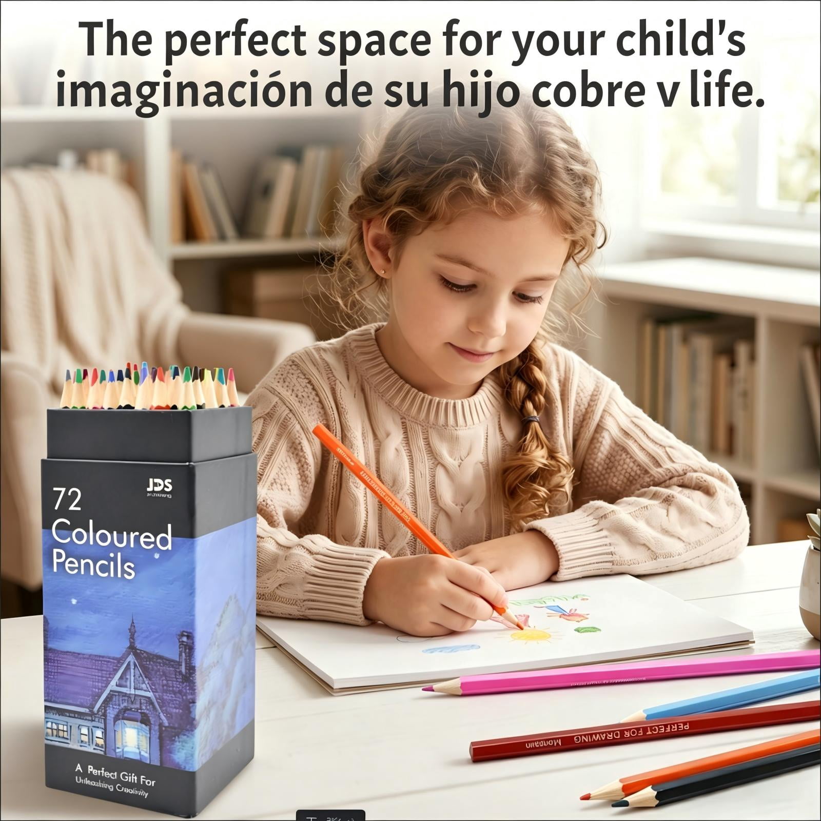 Yunkctuk Premium Colored Pencils,Set of 72 Colors,Artists Soft Core with Vibrant Color,Ideal for Layering Blending Shading,Color Pencils for Adults Beginners Coloring Book.