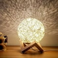 thumbnail image 2 of Rattan night light moon light 3.00 watts, 110.00 volts, 2 of 5