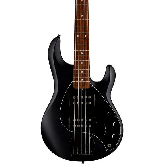 Sterling by Music Man StingRay 5 RAY5 HH Bass Guitar - Stealth Black