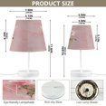 thumbnail image 3 of BZSMCE Table Lamp Creative Pink Roses Pattern Simple Pattern Night Light, 3 of 8